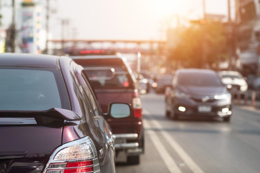Korek na A4 w kierunku Krakowa po zderzeniu dwóch samochodów