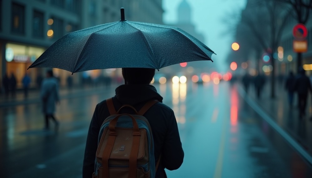 Zimny front nad Polską: niższe temperatury i silne wiatry do 70 km/h w nadchodzących dniach