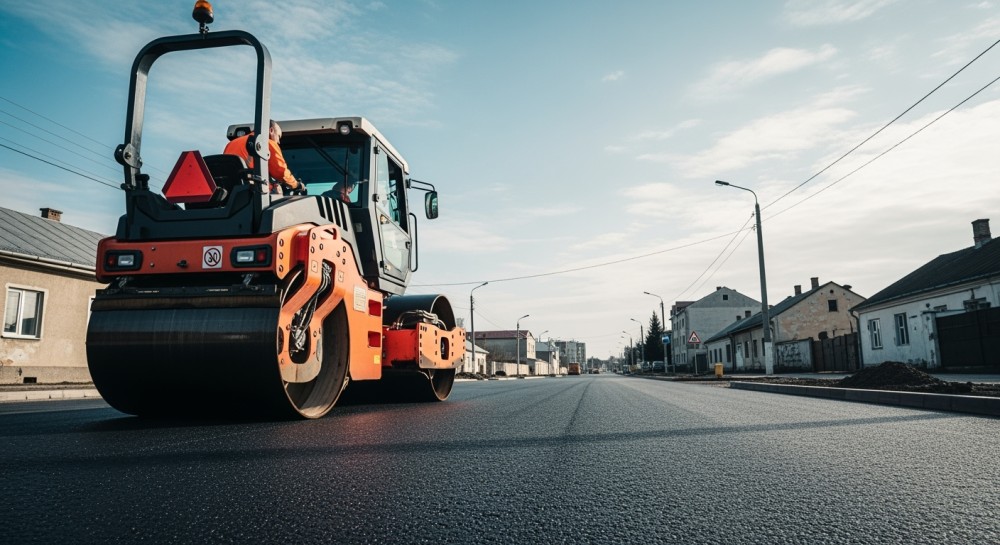 Utrudnienia na DW 966: budowa chodnika w Biskupicach i Trąbkach