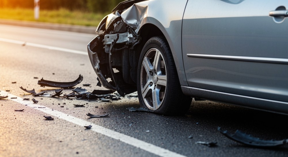 W Gaju zderzenie autobusu MPK z ciężarówką: cztery osoby ranne